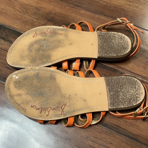 Sam Edelman Gilda sandals size 8.5 orange - Picture 5 of 5